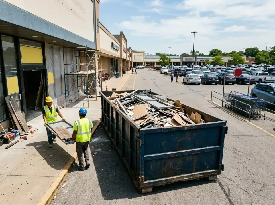 retail-store-renovation-debris-003 — frequently asked questions, Roll-off Dumpster Rentals in Christopher, IL